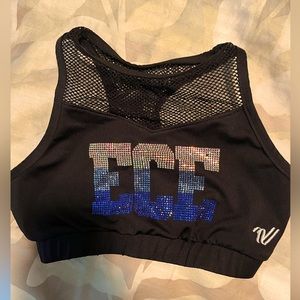 Varsity brand ECE sports bra youth medium
